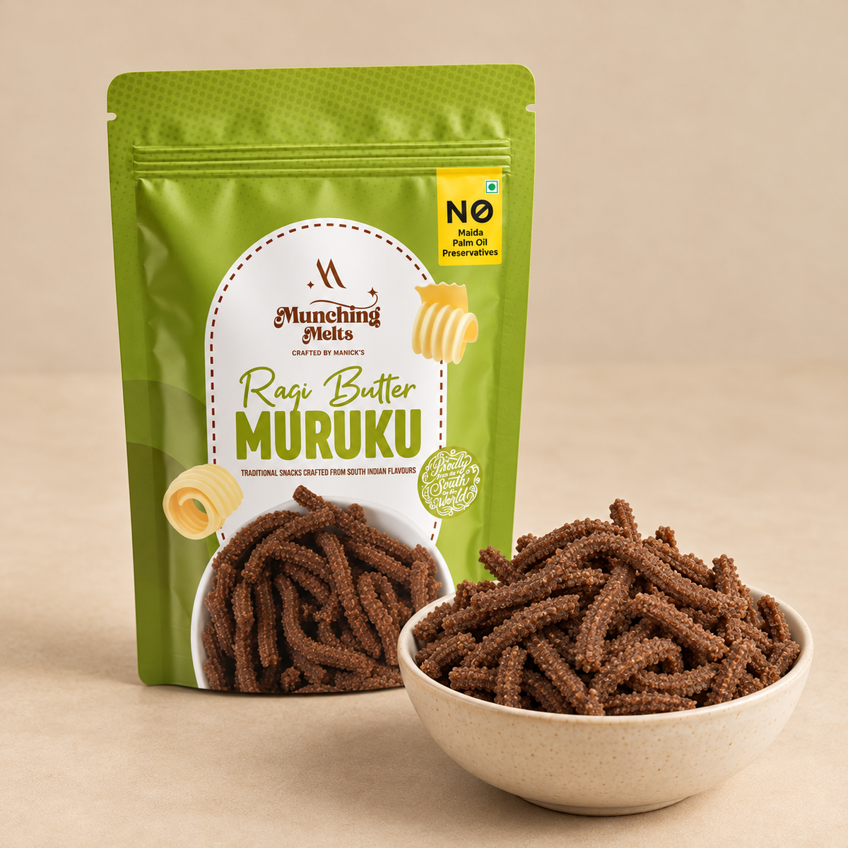 Ragi Butter Murukku
